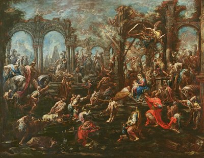 Adoration of the Magi by Alessandro Magnasco